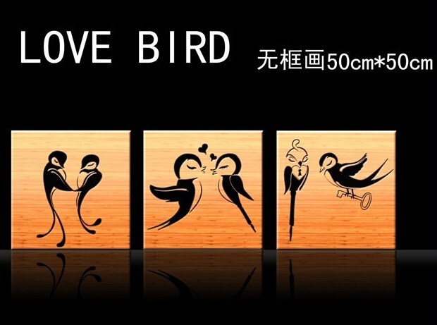 竹無(wú)框畫